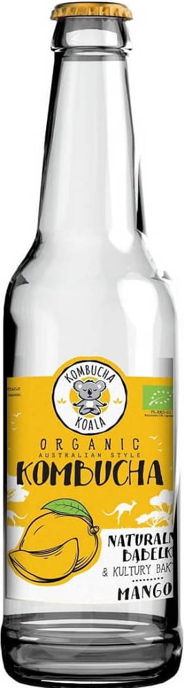 Kombucha mit Mangogeschmack BIO 330 ml - KOALA KOMBUCHA