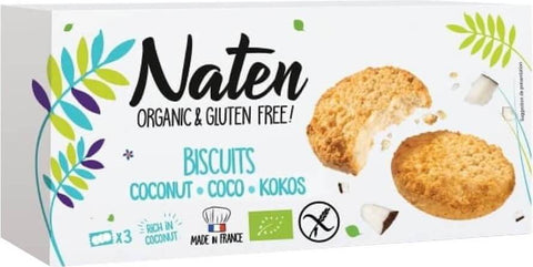 Glutenfreie Kokoskekse BIO 150 g - NATEN