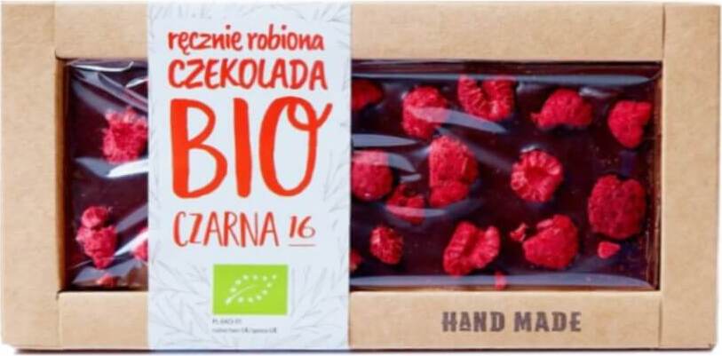 Dessertschokolade mit Himbeeren BIO 53 g - STAROPOLSKA SÜSSWAREN