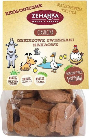 Dinkelkekse mit Kakaogeschmack Tiere BIO 100 g - ZEMANKA