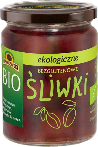 Glutenfreie eingelegte Pflaumen BIO 540 ml (280 g) - KOWALEWSKI