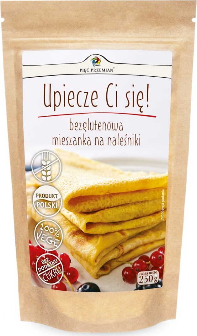 BIO glutenfreie Pfannkuchenmischung 250 g - FÜNF ÄNDERUNGEN