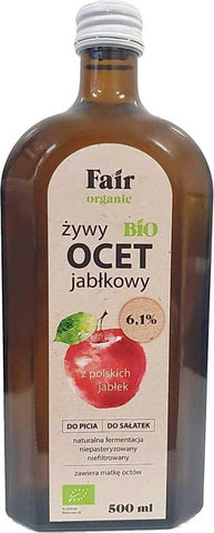 Naturtrüber Apfelessig 61% BIO 500 ml - FAIR BIO