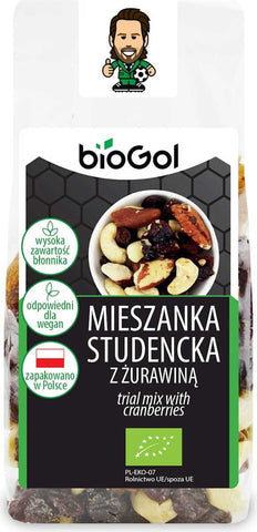 Studentenmischung mit Preiselbeeren BIO 150 g - BIOGOL