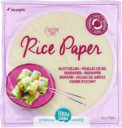 Glutenfreies Reispapier BIO 150 g (15 Stk.) - TERRASANA