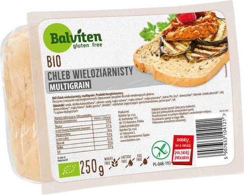 Glutenfreies Mehrkornbrot BIO 250 g - BALVITEN