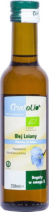 Kaltgepresstes Leinöl BIO 250 ml CRUDOLIO