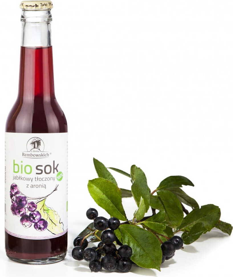 Apfelsaft mit Aronia BIO 275 ml - REMBOWSCY