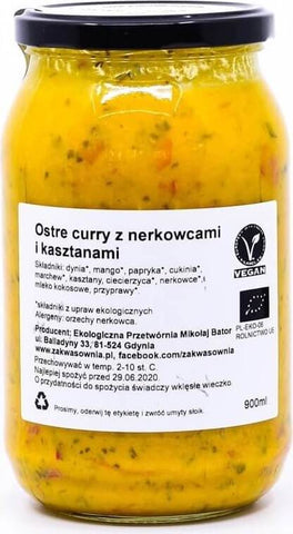 Pikantes Curry mit Kastanien-Anami und Mango BIO 900 ml - ZAKWASOWNIA