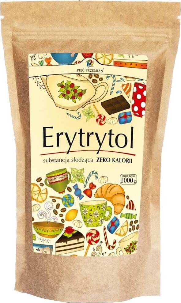 Erythrit 1000 g Papiertüte FÜNF ÄNDERUNGEN