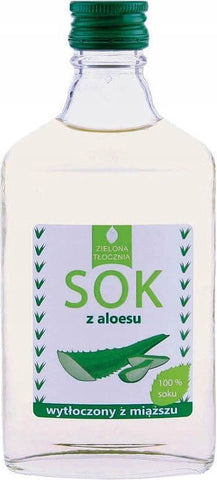 100% Aloesaft aus dem Fruchtfleisch gepresst 200ml GREEN PRESS