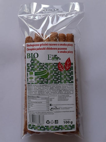 Vollkorn-Grissini-Brotfinger mit Pizzageschmack BIO 100 g - ENVOY