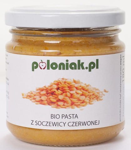 Rote Linsenpaste BIO 160 g - POLONIAK