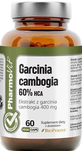 Garcinia Cambogia 60 Kapseln 3138 g - PHARMOVIT