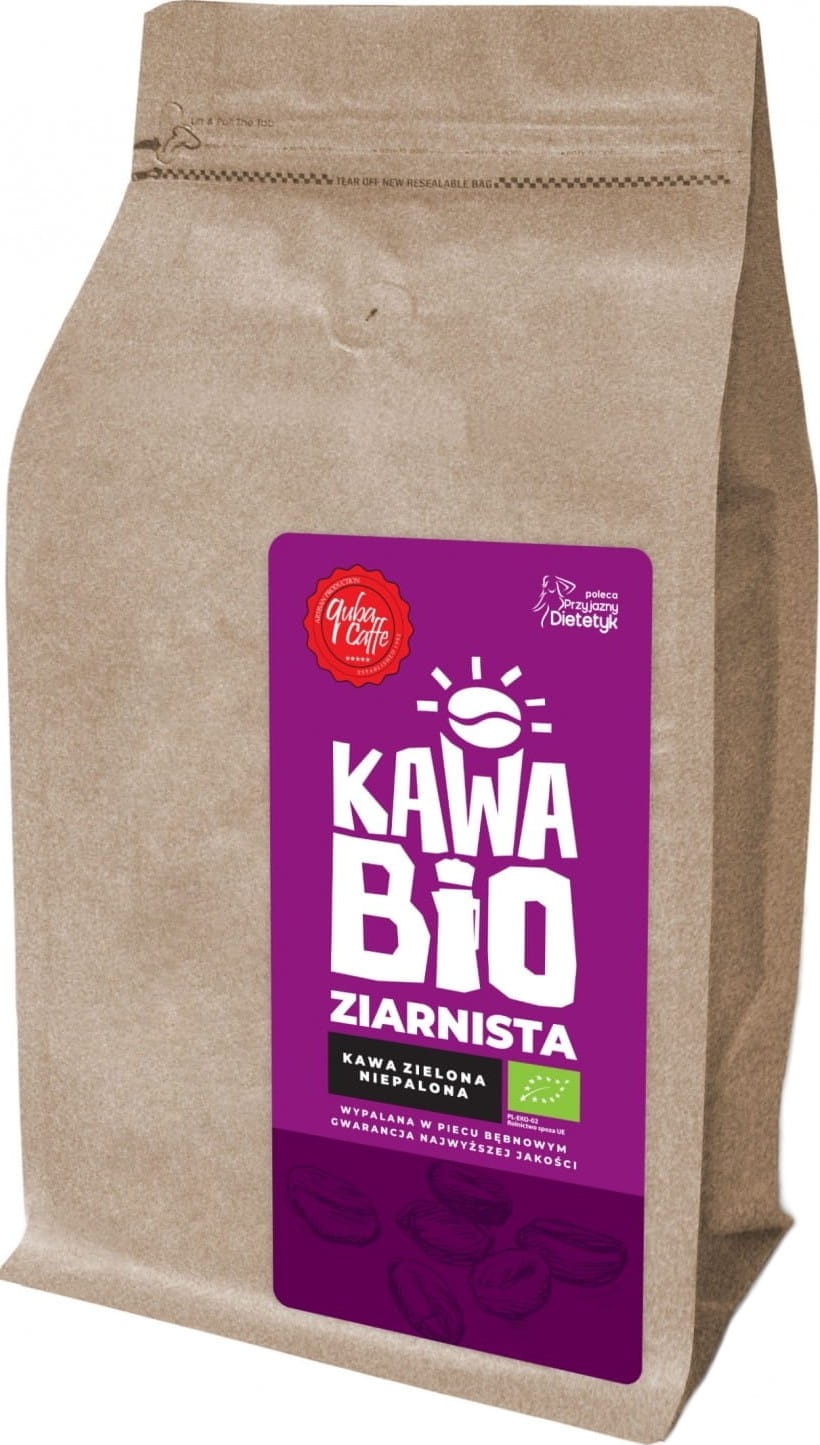 Grüne Kaffeebohnen Arabica 100% BIO 250 g QUBA CAFFE