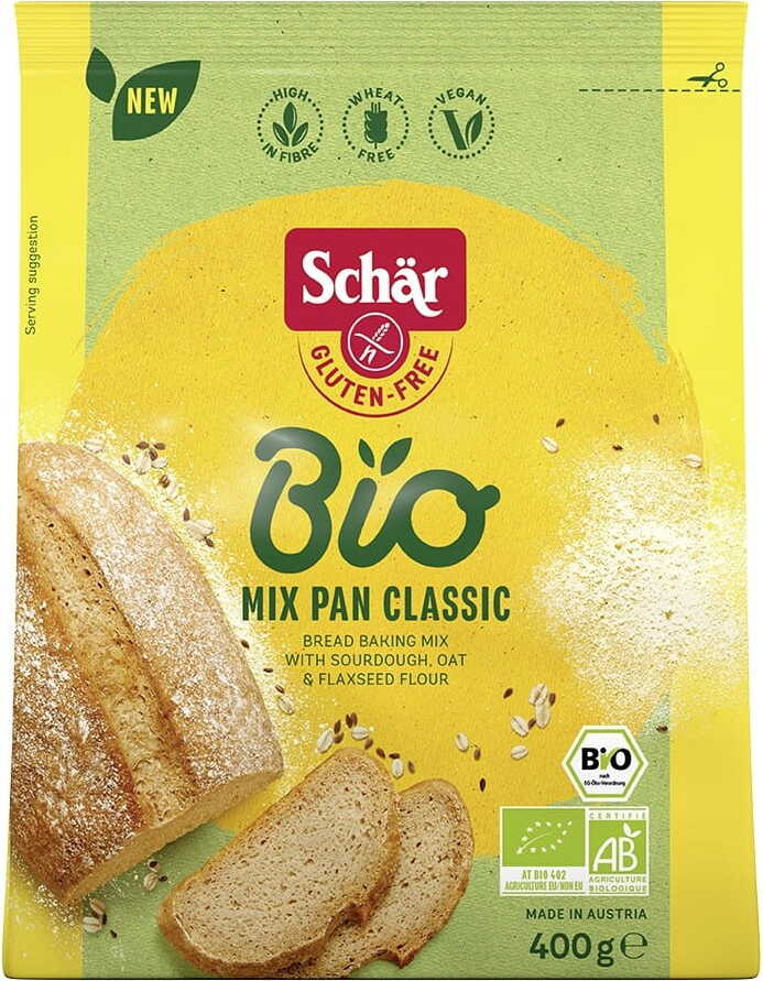 Rührpfanne Classic glutenfreie Brotbackmischung BIO 400 g SCHÄR