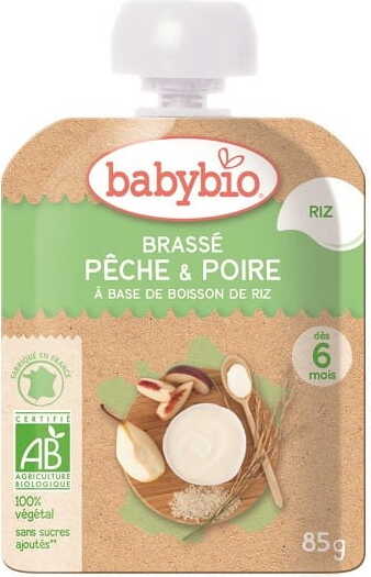 Fruchtdessert mit Reisdrink ab 6 Monaten BIO 85 g BABYBIO