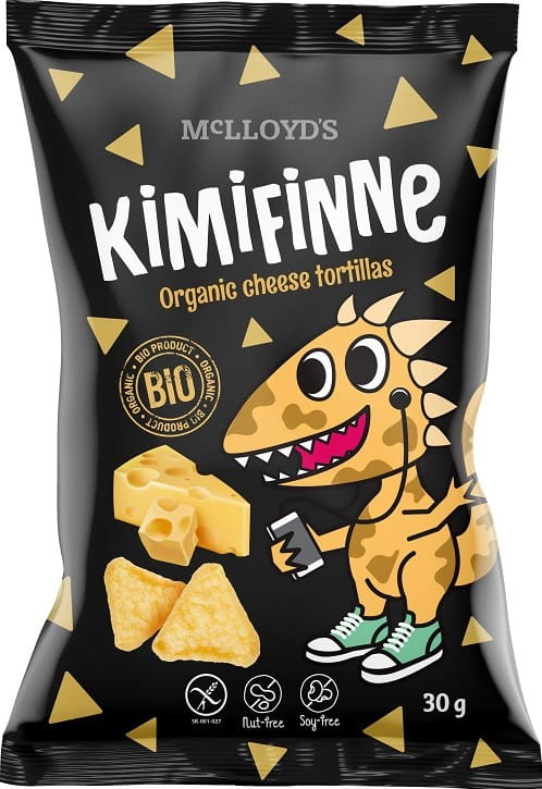 Maischips mit Käsegeschmack, glutenfrei BIO 30 g KIMIFINNE