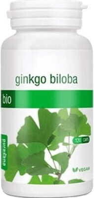 Japanischer Ginkgo in Kapseln BIO 434 g (70 Stück) - PURASANA