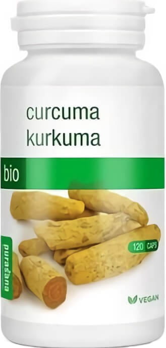 Kurkuma Kapseln BIO 474 g (120 Stück) - PURASANA