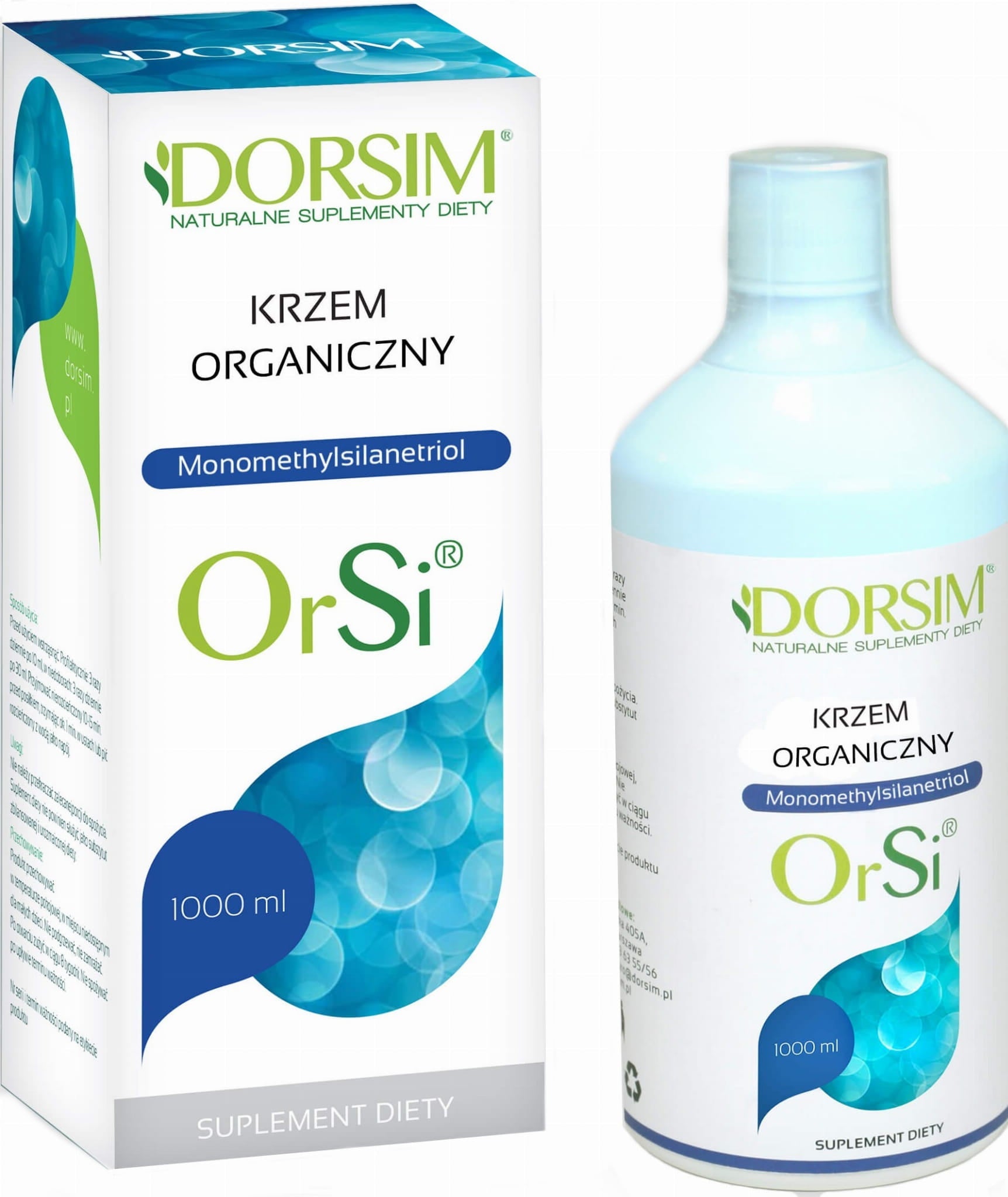 Organisches Silizium in flüssigem Monomethylsilantriol 1000ml DORSIM