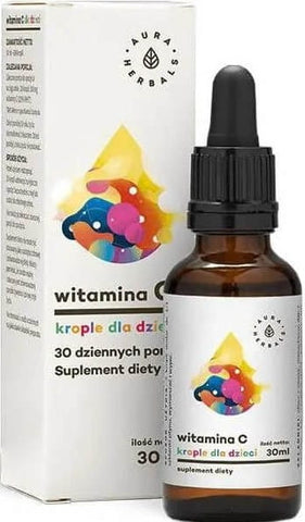 Vitamin C für Kinder Tropfen 30ml AURA HERBALS