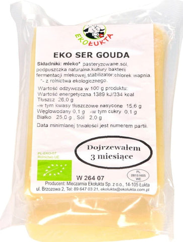 Gouda BIO-Labkäse (300 g) - ECO ŁUKTA