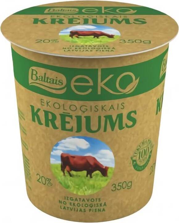 Sauerrahm 20% BIO 350 g - BALTAIS ECO