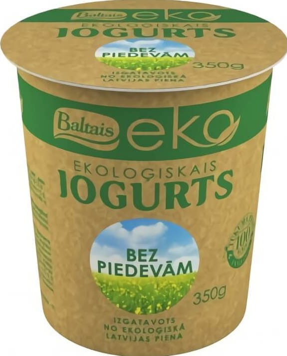 Naturjoghurt BIO 350 g - BALTAIS EKO