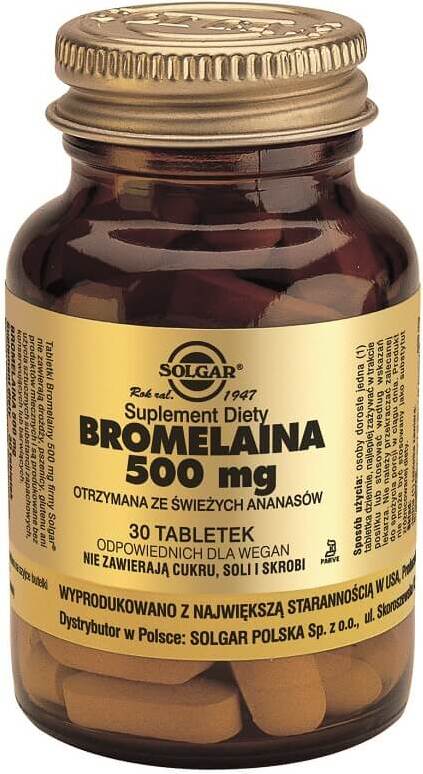 Bromelain Bromelain 500 mg 30 Tabletten SOLGAR