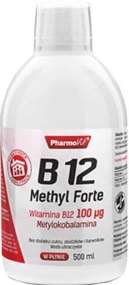 Vitamin B 12 Methylcoblamin B - 12 Flüssigkeit 500 ml PHARMOVIT