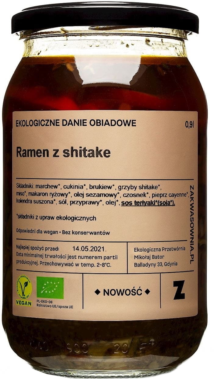 Ramen-Suppe mit Shiitake-Pilzen BIO 900 ml - SEIFE