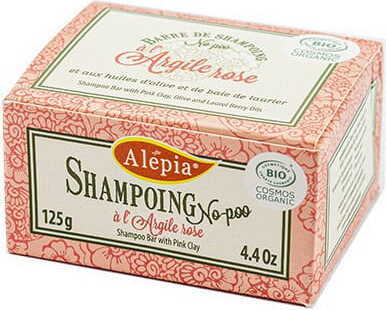 Shampoo in Würfeln rosa Tonerde eco 125 g - ALEPIA