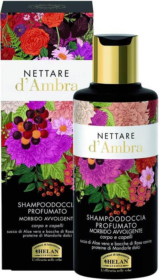 Nettare d'ambra parfümiertes Shampoo und Duschgel 200 ml - HELAN