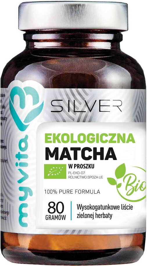 Matcha BIO-Pulver 80g MYVITA SILVER PURE