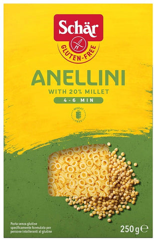 Glutenpaste - freie anellini 250 g SCHÄR