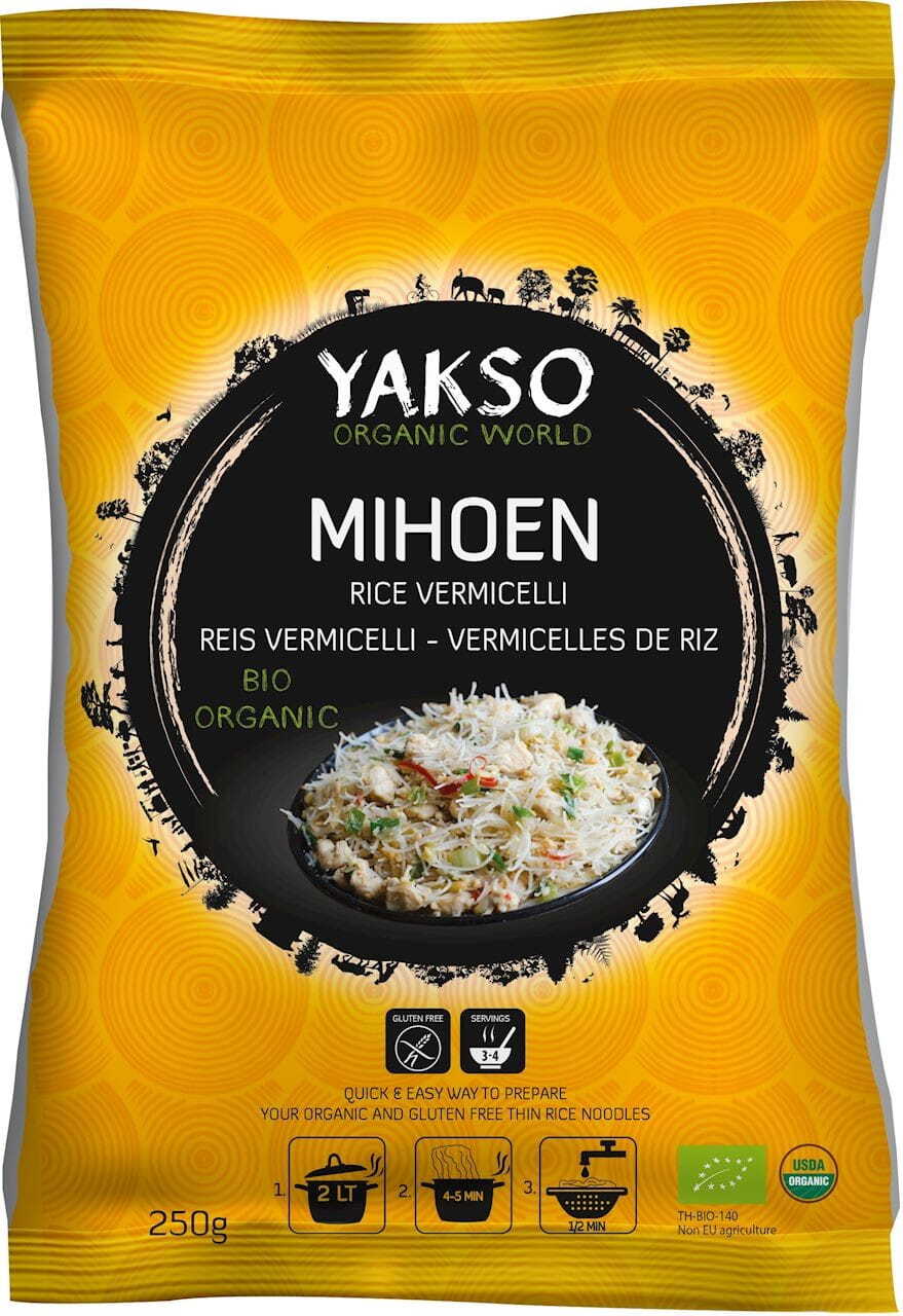 Glutenfreie Fadennudeln BIO 250 g - YAKSO