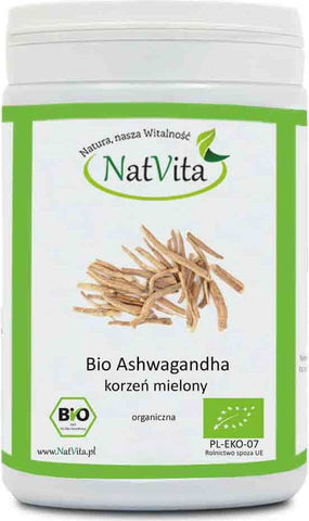 Ashwagandha BIO Wurzel, gemahlen 500 g NATVITA