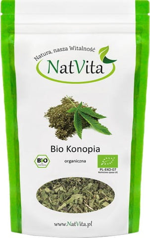 Hanftee, geschnittene Blätter BIO 100g NATVITA