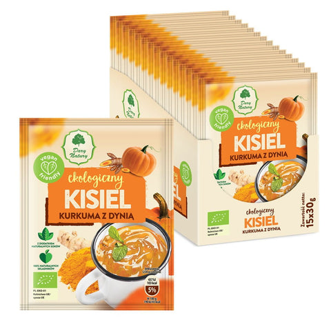 Kurkuma Kissel mit Kürbis glutenfrei BIO 30 g - GESCHENKE DER NATUR