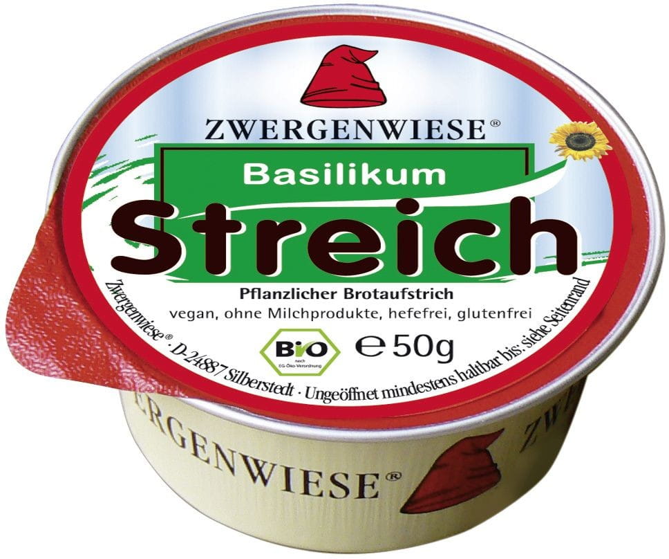 Sonnenblumenpaste mit Basilikum glutenfrei BIO 50 g - ZWERGENWIESE