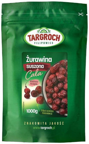 Ganze getrocknete Preiselbeeren 1000g TARGROCH