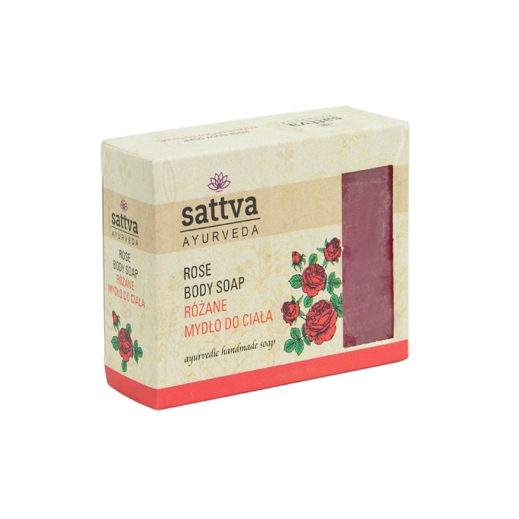 Körperseife Rose 125 g - SATTVA