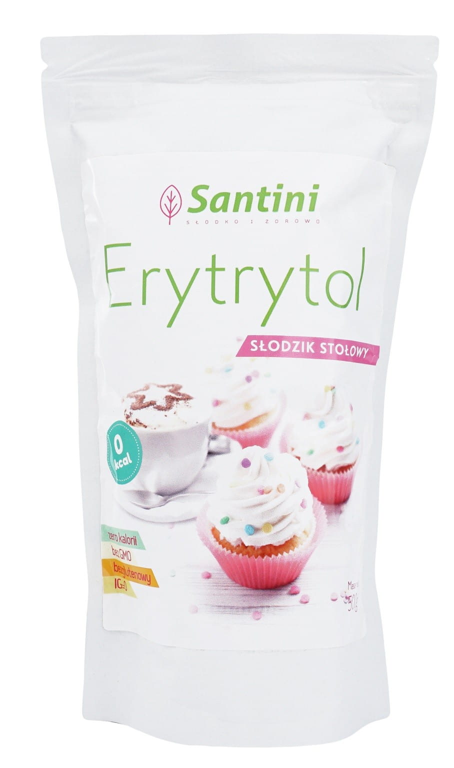 Chinesisches Erythrit glutenfrei 500 g (Beutel) - SANTINI