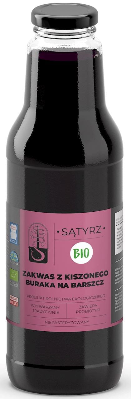 Sauerteig aus eingelegter Rote Bete BIO 700 ml - SĄTYRZ