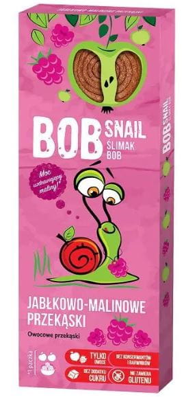 Snack-Snacks Apfel und Himbeere 30 g BOB SNAIL