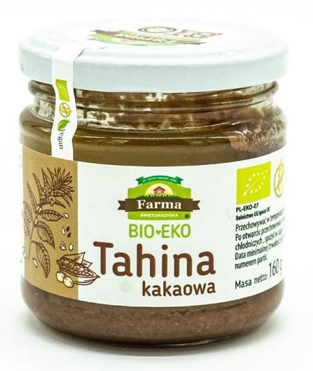 Glutenfreier Kakao Tahina BIO 160 g - Bauernhof śwętokrzyska