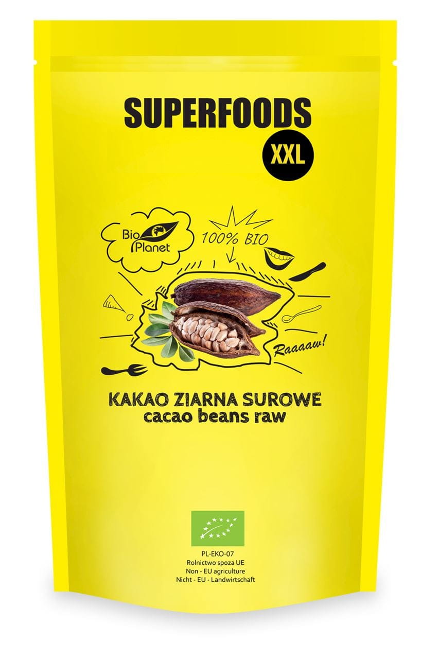 Rohe Kakaobohnen BIO 600 g - BIO PLANET