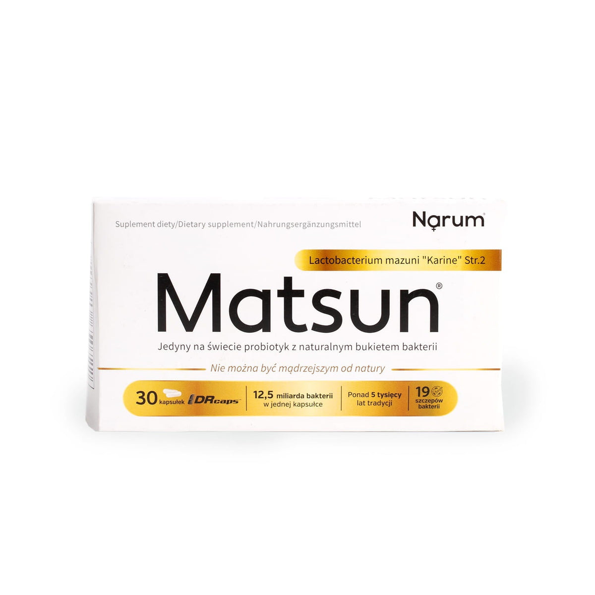 Matsun Probiotic 19 Bakterienstämme 30 NARUM-Kapseln