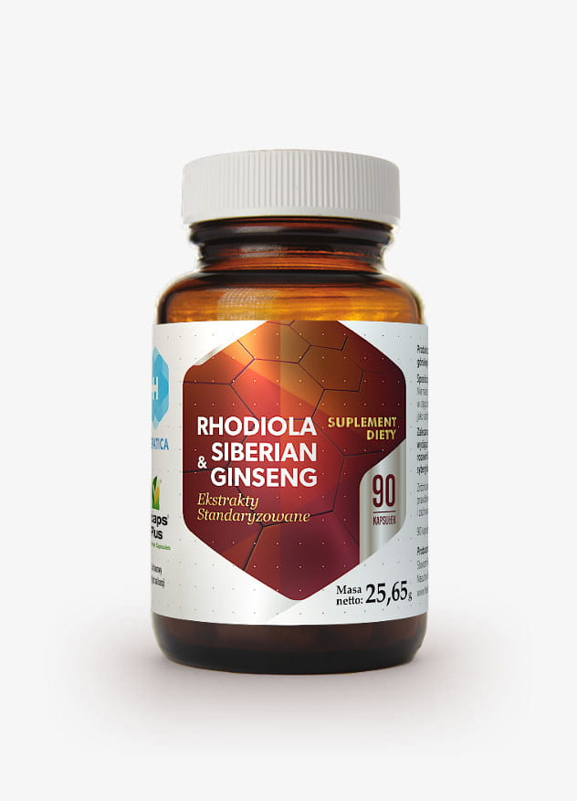 Rhodiola & Sibirischer Ginseng 90 HEPATICA-Kapseln